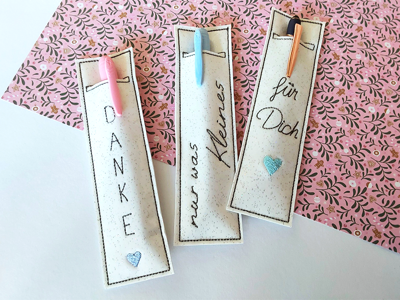 Hülle für Kugelschreiber - ITH-Stickdatei